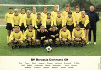 Borussia Dortmund Teamcard 1968 Bergmann<br>-- Stima di prezzo: 40,00  --