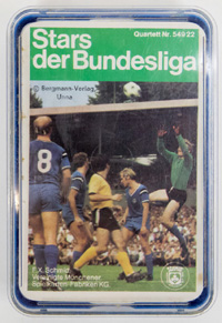 Bundesliga Fuballspieler Quartett Nr. 54922. Deckblatt Stars der Bundesliga.<br>-- Schtzpreis: 50,00  --