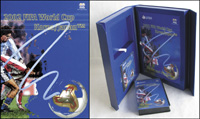 Technical Report and Statistics. 2002 FIFA World Cup Korea/Japan. Mit DVD und Videokasette "The goals". In Originalkassette (26x34x6 cm; ).