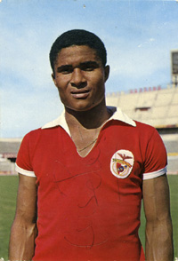 Autograph Football World Cup 1966 Eusebio<br>-- Stima di prezzo: 70,00  --