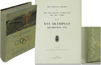 The Official Report of the Organizing Committee for the Games of the XVI Olympiad Melbourne 1956. Mit Schutzumschlag.