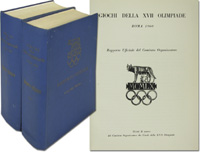 Giochi Della XVII Olimpiade Roma 1960. Rapporto Ufficiale del Comitato Organizzatore. Band 1 + 2.<br>-- Schtzpreis: 280,00  --
