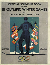 Official Souvenir Book of the III Olympic Winter Games at Lake Placid 1932.