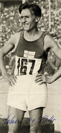 Autograph Olympic Athletics 1932. V. Iso-Hollo