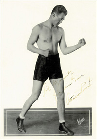 Autograph Olympia 1924 Boxing. Otto von Porat