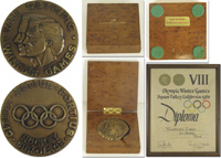 Olympic Winter Games 1960 Bronze Winner medal
