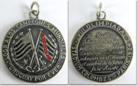 Olympic Games 1924. Commeorative Football Medal