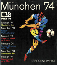 World Cup 1974. Panini Sticker album