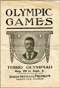Olympic Games. Third Olympiad Aug. 29 to sept. 3. Exposition Stadium, St. Louis, Daily Official Programm Worlds Fair, St.Louis.