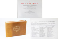 V.Olympiade. Olympische Spiele 1912. Nummeriertes Exemplar (2500 Stck Gesamtauflage).<br>-- Schtzpreis: 250,00  --
