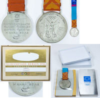 Olympic Games 2004 Silver Winner medal football