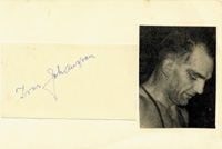 Autograph Olympic Games 1932 1936 wrestling Swede