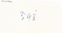 (1953) Blancobeleg mit original Signatur von Jang Se-hong (PRK). Olympische Spiele 1980 Silber im Ringen im Halbfliegengewicht fr Nordkorea. 10,5x6 cm.