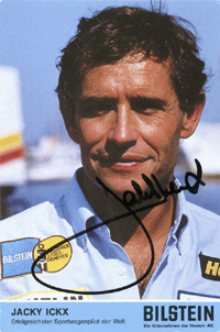 Formel - 1 Autograph Jackie Ickx Motorracing