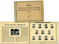 Fuballsportbilder Sammelalbum der 1.Liga West 1950/51.<br>-- Schtzpreis: 175,00  --
