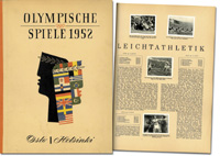 Olympic Games 1952. Rare German Sticker Album