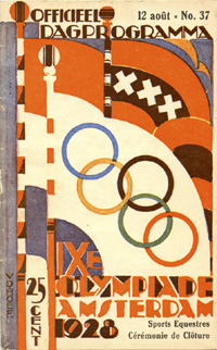 IXe Olympiade Amsterdam 1928, 12 aout. Crmonie de Cloture (Schlufeier). No.37.<br>-- Schtzpreis: 120,00  --