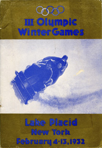 Programme: Olympic Winter Games 1932<br>-- Estimate: 45,00  --