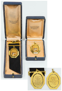 Swimming Championships France 1939 Winner medals