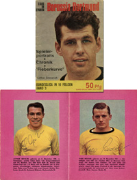 German booklet "Stars im Stadion" Borussia Dortmu<br>-- Estimate: 45,00  --