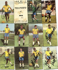 World Cup 1962. Brasil Pele Autographs 11 Sticker<br>-- Estimatin: 250,00  --