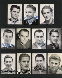 World Cup 1954. Autograph Germany<br>-- Estimatin: 150,00  --