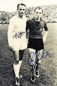 Autograph di Stefan und Uwe Seeler<br>-- Stima di prezzo: 50,00  --