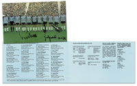 Offizielle DFB-Team-Broschre fr die UEFA Fuball Europameisterchaft 1976 in Jugoslawien mit Kurzbiografien aller Spieler. 3 Originalsignaturen der deutschen EM-Mannschaft von 1976.<br>-- Schtzpreis: 60,00  --