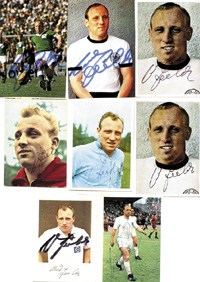 Autograph German Football. Uwe Seeler