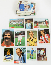 85 German Bergmann Collector cards 1967-1978<br>-- Estimate: 80,00  --