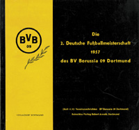 Die 2. Deutsche Fuballmeisterschaft 1957 des BV Borussia 09 Dortmund.