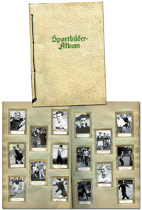 German Collector's Cards Album from WS<br>-- Estimate: 100,00  --