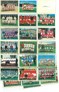 German Football Collectors Cards Bergmann 1961<br>-- Estimatin: 90,00  --