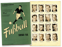 German football sticker album from mercator 1950<br>-- Stima di prezzo: 180,00  --