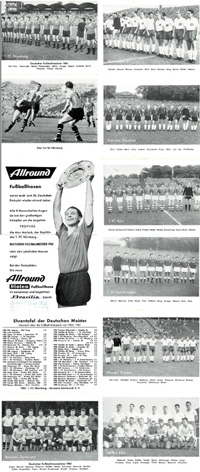 Allround Football Shorts 1961. Advertising