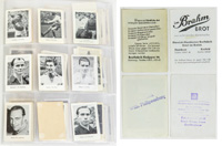 German Football Sticker 1950 frm WS<br>-- Stima di prezzo: 200,00  --