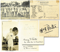 Olymic Games 1908 Autograph Athletics USA<br>-- Stima di prezzo: 300,00  --