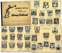 Football Collector cards album 1938 from Union<br>-- Estimatin: 350,00  --