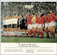 Autogramme: World Cup 1966. German Team Photo<br>-- Estimate: 40,00  --