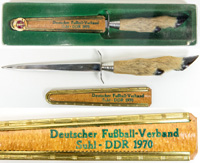 GDR Football 1970 hunting knife Present of honour