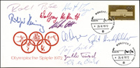 Olympic Games 1968 Rowing Autographs Germany<br>-- Stima di prezzo: 50,00  --