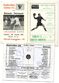 Football Programme 1965 Borussia Dortmund