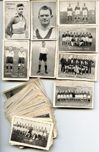 100 Football Stickers:  Greiling 1928<br>-- Estimate: 60,00  --
