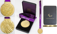 Olympia Games Paralympics 2012 Winner medal<br>-- Stima di prezzo: 5000,00  --