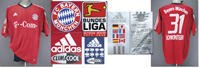 match worn football shirt Bayern Munich 2003/2004<br>-- Stima di prezzo: 480,00  --