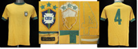 World Cup 1974 match worn football shirt Brazil<br>-- Stima di prezzo: 2800,00  --