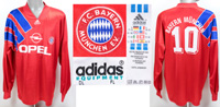 match worn football shirt Bayern Munich 1992/1993<br>-- Stima di prezzo: 780,00  --