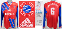 match worn football shirt Bayern Munich 1992/1993<br>-- Stima di prezzo: 650,00  --