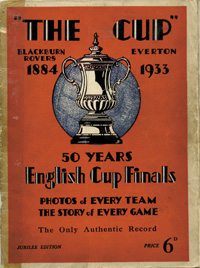 50 Years English Cup Final from 1933 Original Edi