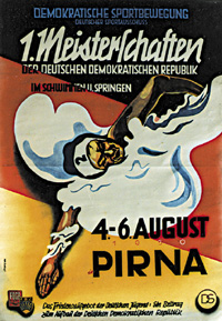 Schwimmen - Plakat